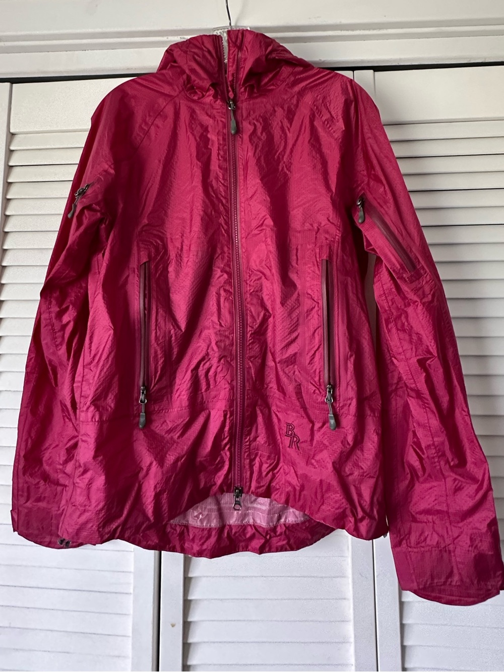 Brooks Range Pink Hooded Mountaineering Jacket — Lightweight Women's Shell
